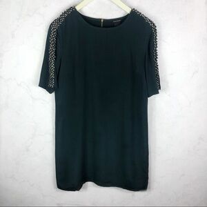 [Club Monaco] Dark Blue Green Silk Dress